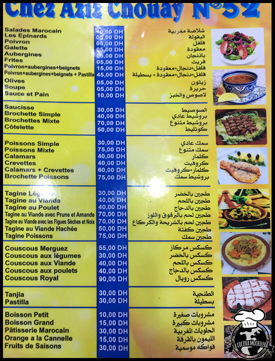 comer barato en marrakech